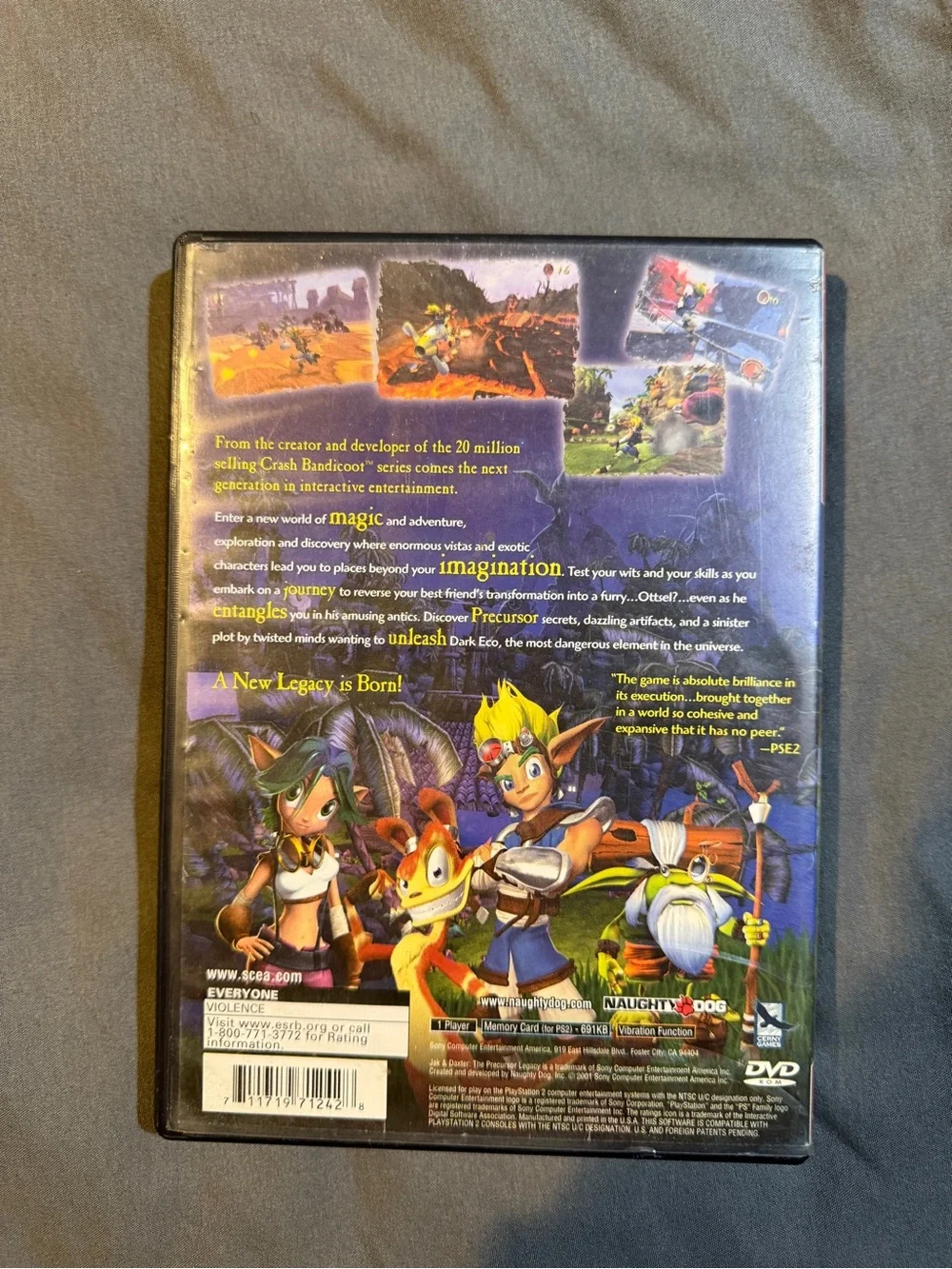 Sony PlayStation 2 Jak and Daxter Greatest Hits – Red and Yellow Cover